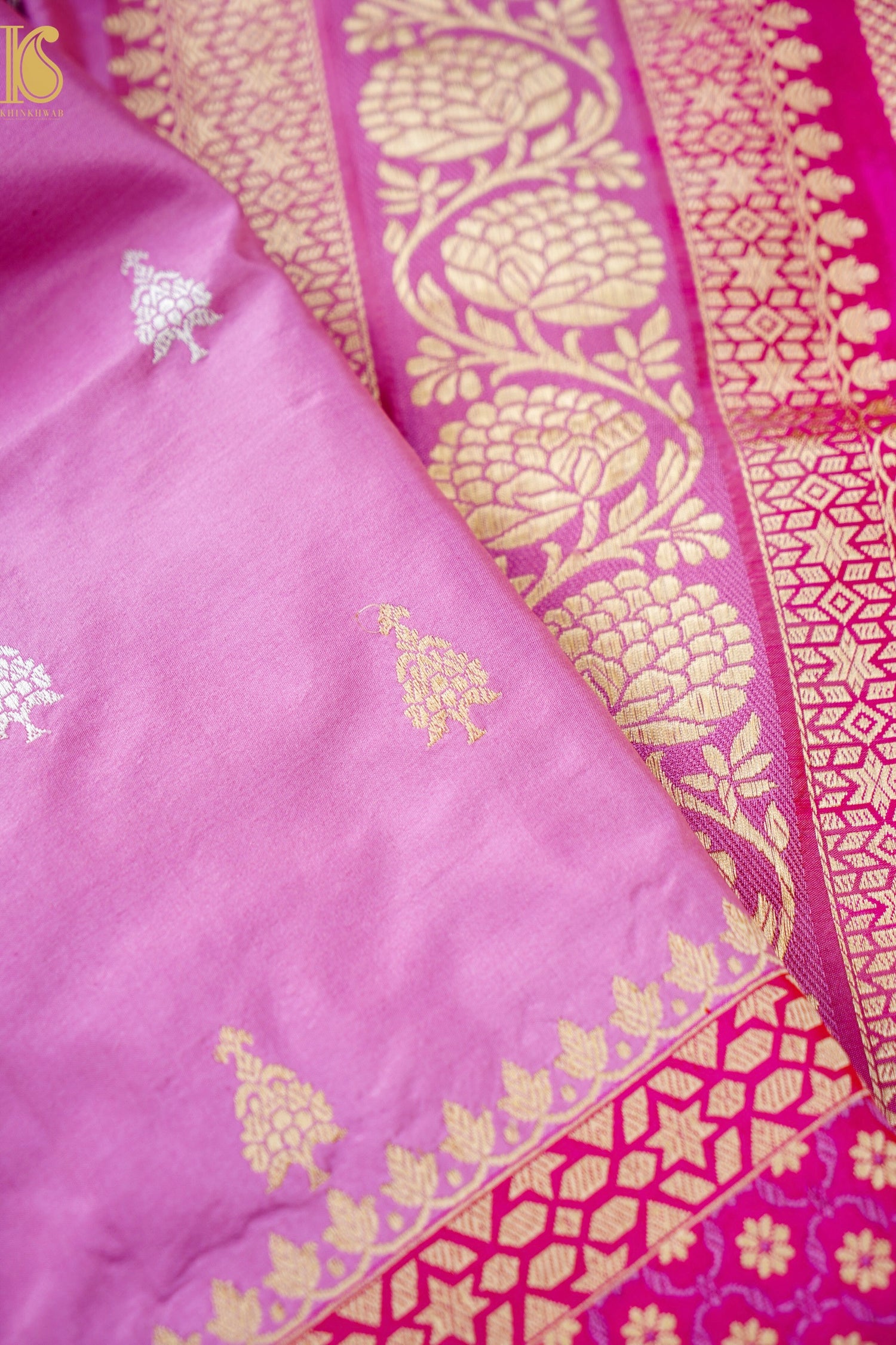 Handloom Banarasi Pure Katan Silk Kadwa Saree