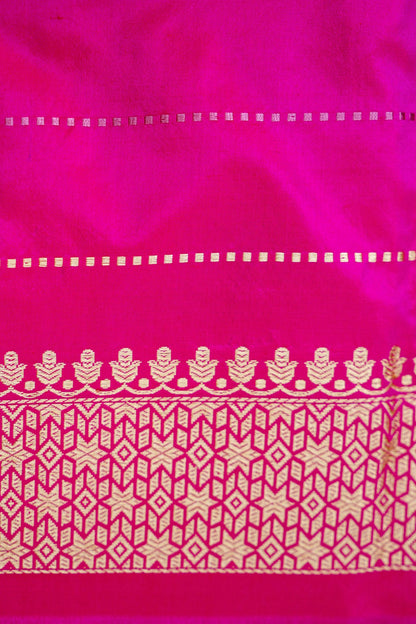 Handloom Banarasi Pure Katan Silk Kadwa Saree