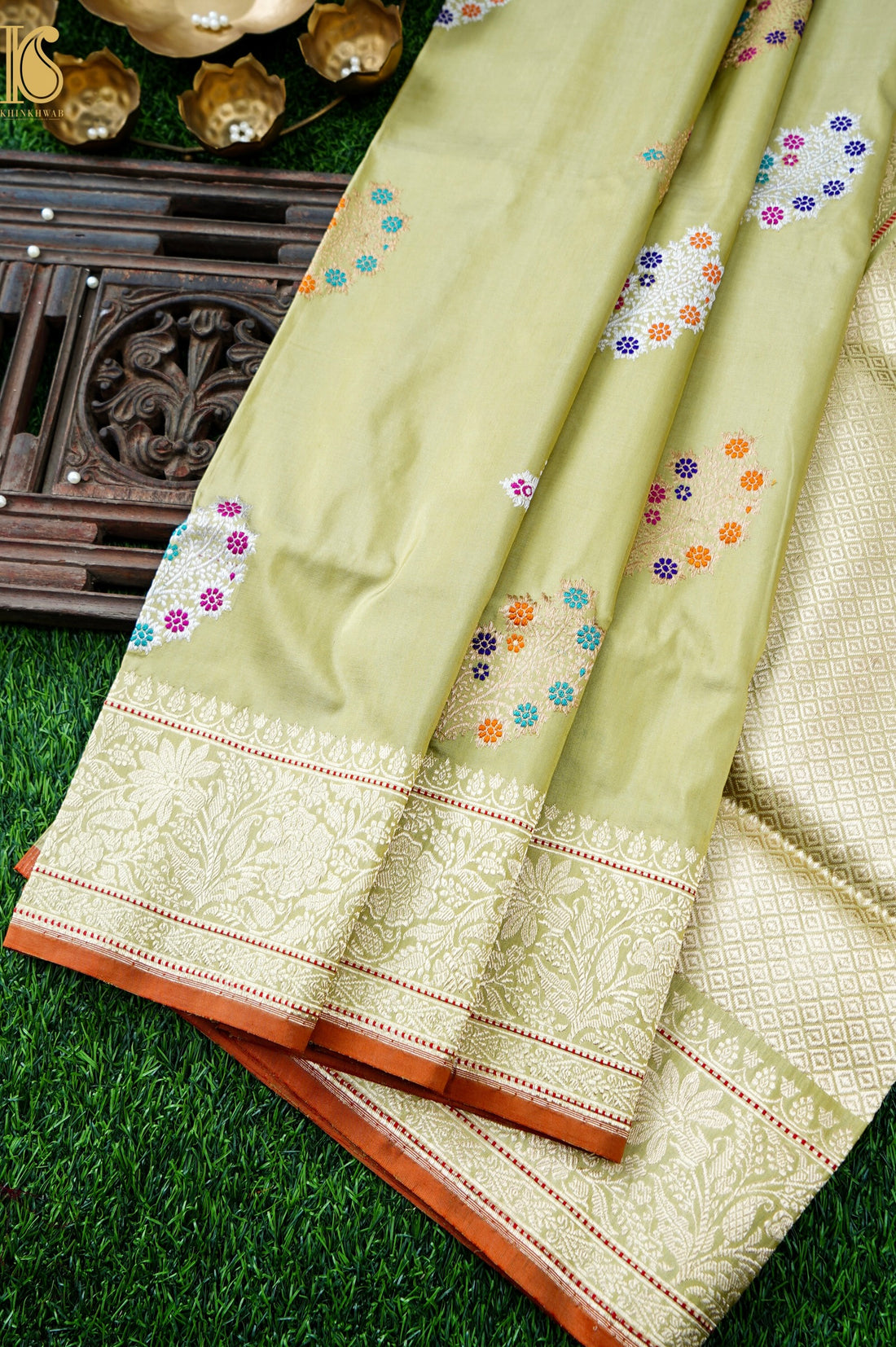 Handloom Banarasi Pure Katan Silk Kadwa Saree
