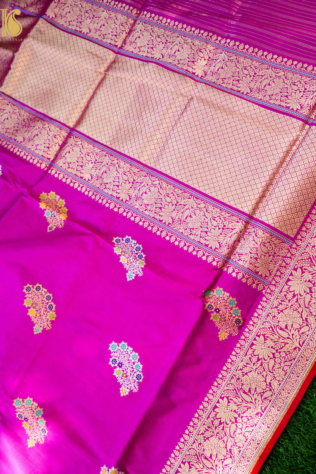 Handloom Banarasi Pure Katan Silk Kadwa Saree