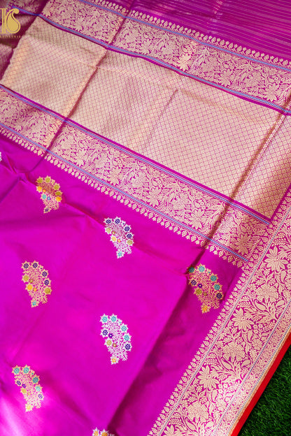Handloom Banarasi Pure Katan Silk Kadwa Saree