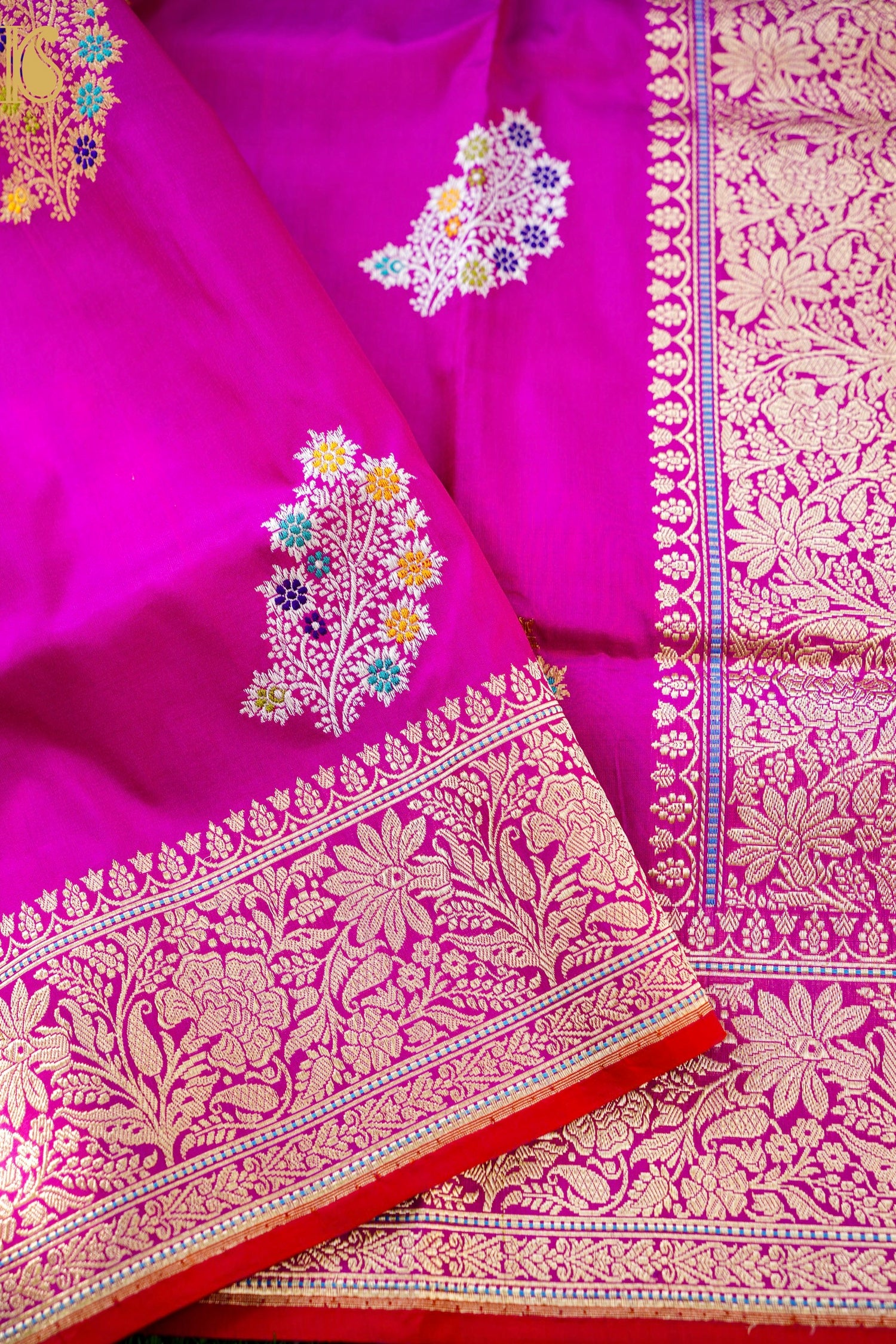 Handloom Banarasi Pure Katan Silk Kadwa Saree