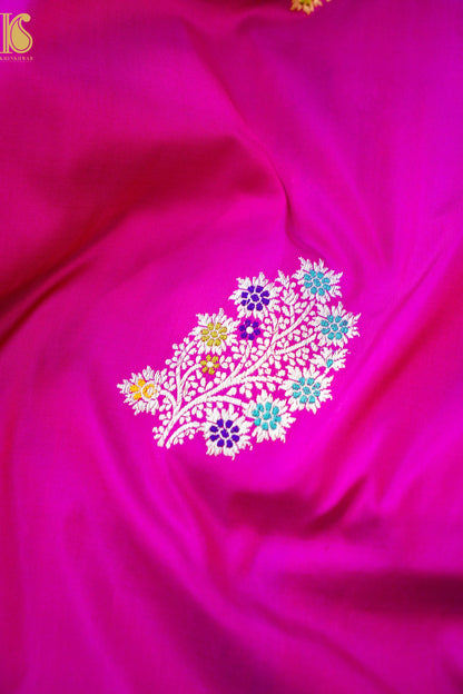 Handloom Banarasi Pure Katan Silk Kadwa Saree