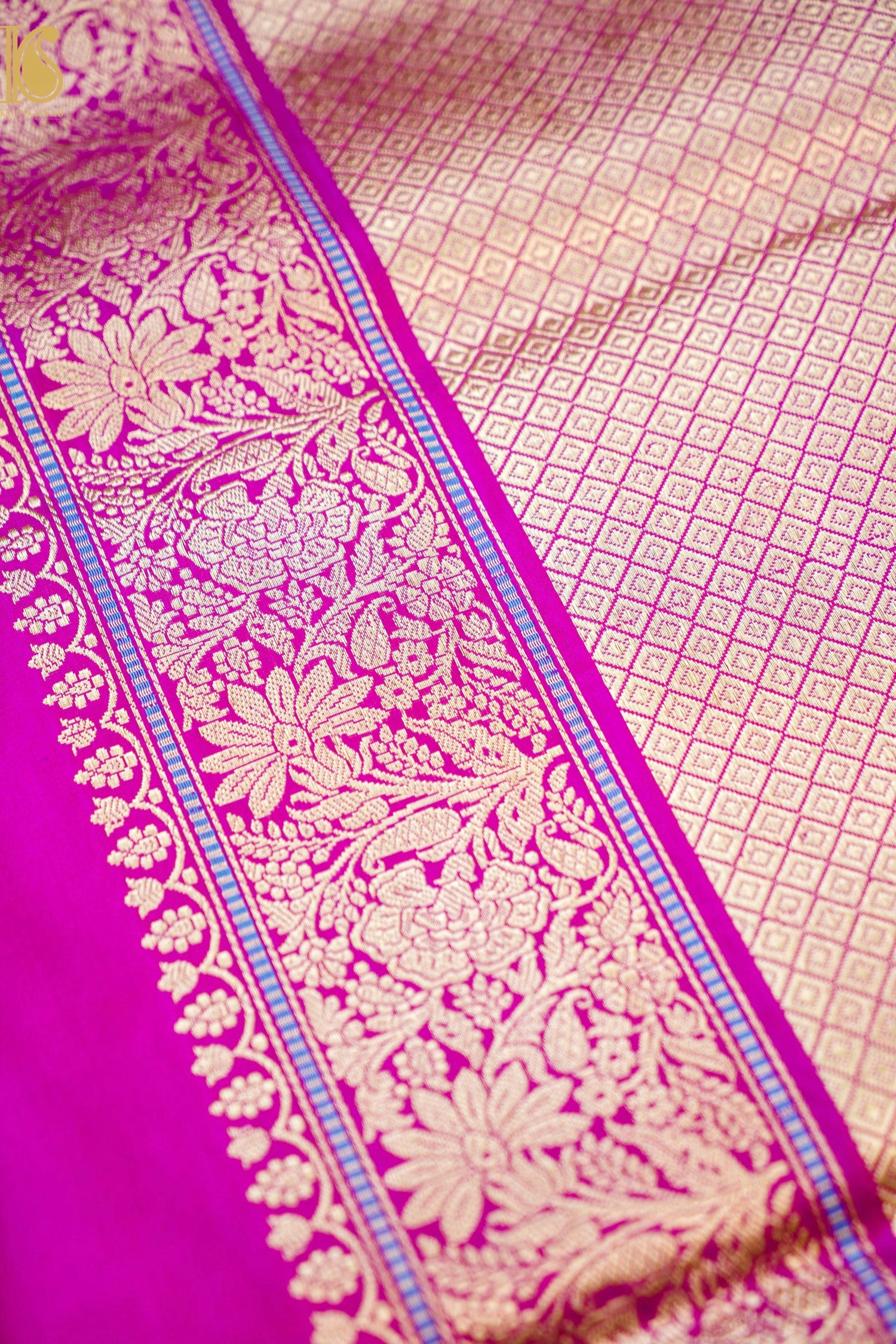 Handloom Banarasi Pure Katan Silk Kadwa Saree