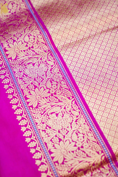 Handloom Banarasi Pure Katan Silk Kadwa Saree