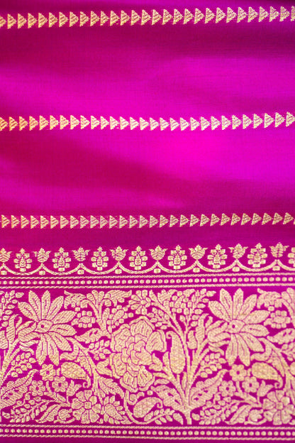 Handloom Banarasi Pure Katan Silk Kadwa Saree