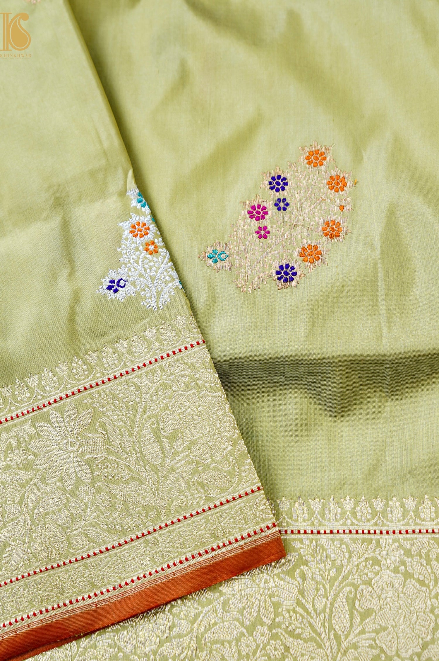 Handloom Banarasi Pure Katan Silk Kadwa Saree