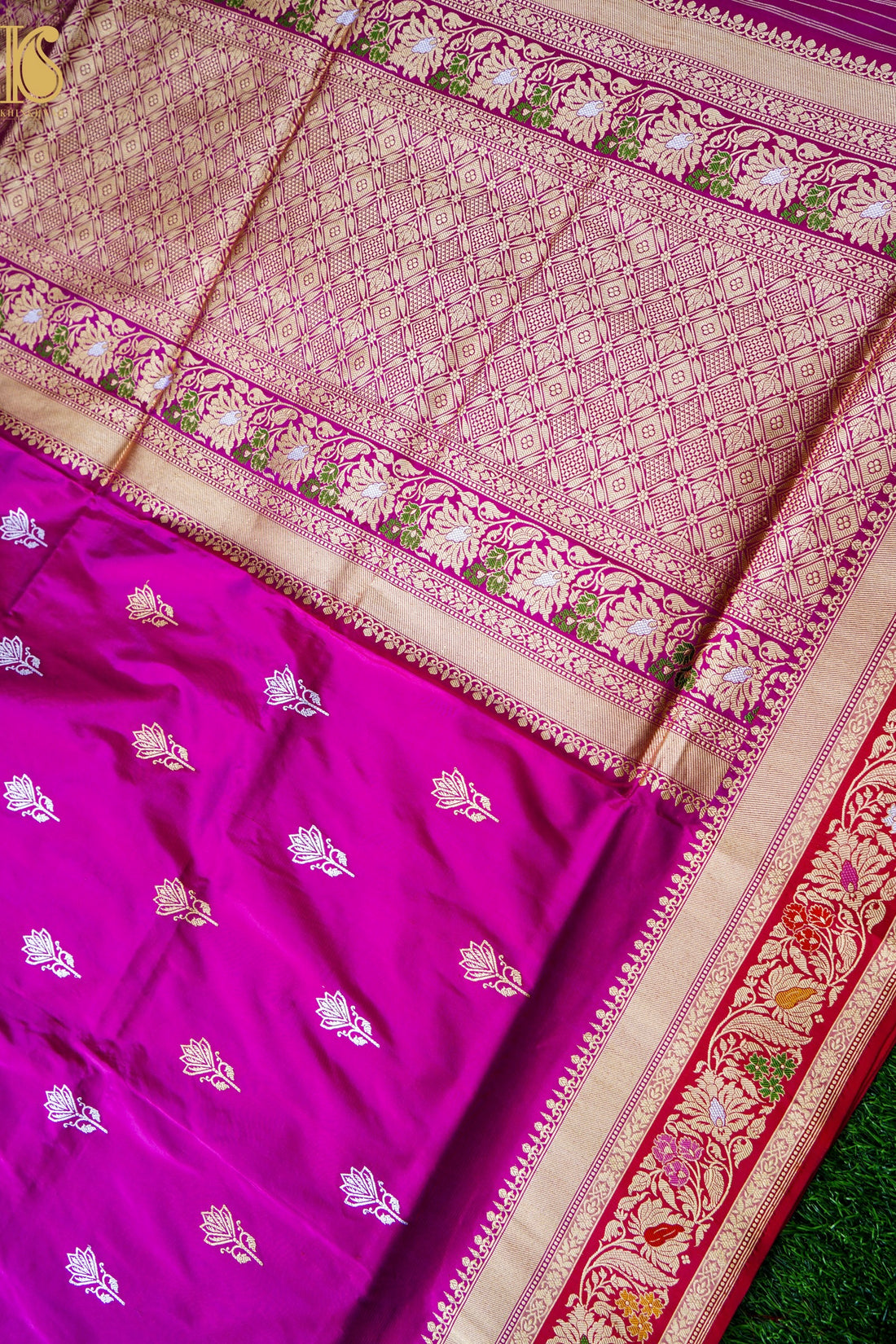 Handloom Banarasi Pure Katan Silk Kadwa Saree