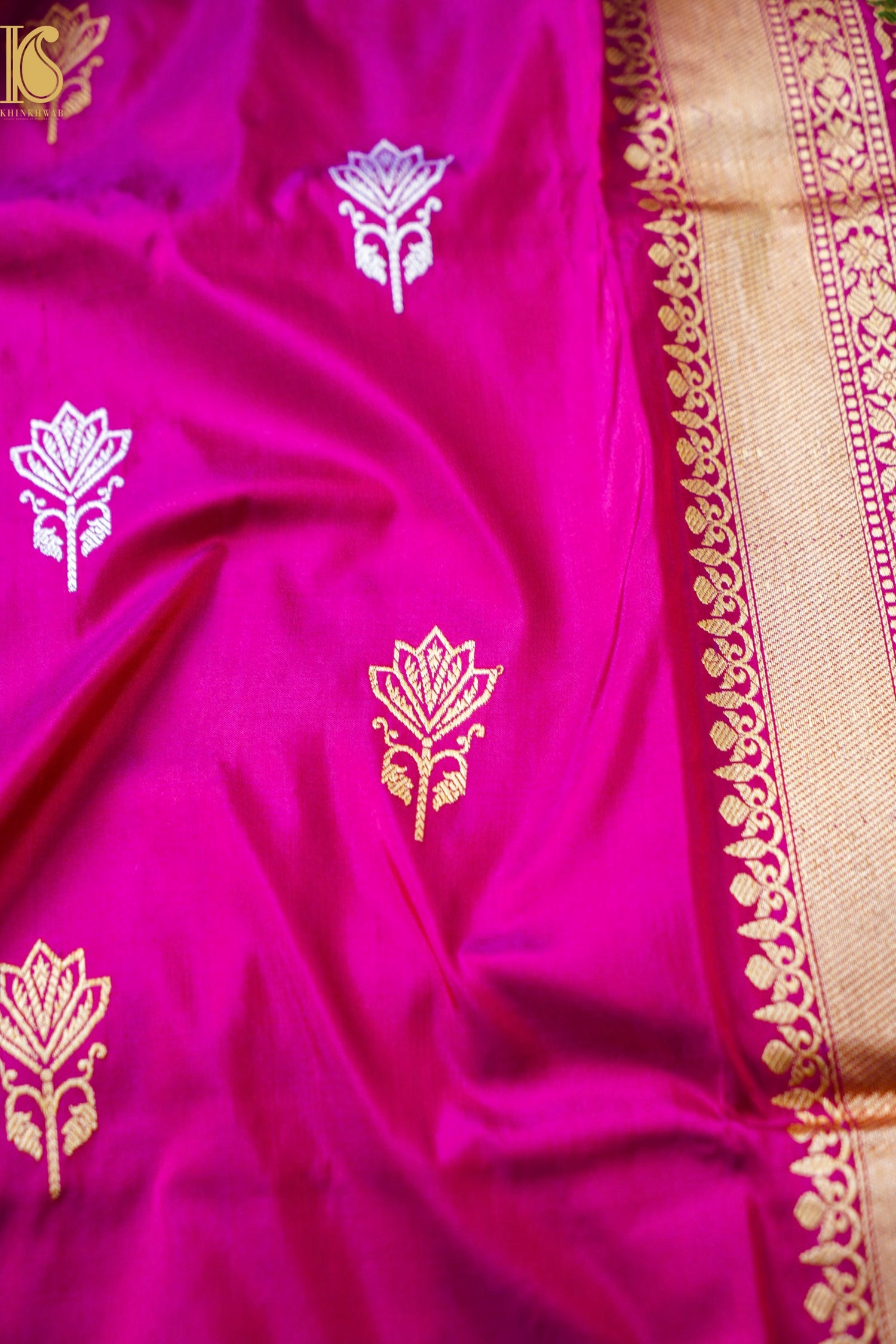 Handloom Banarasi Pure Katan Silk Kadwa Saree