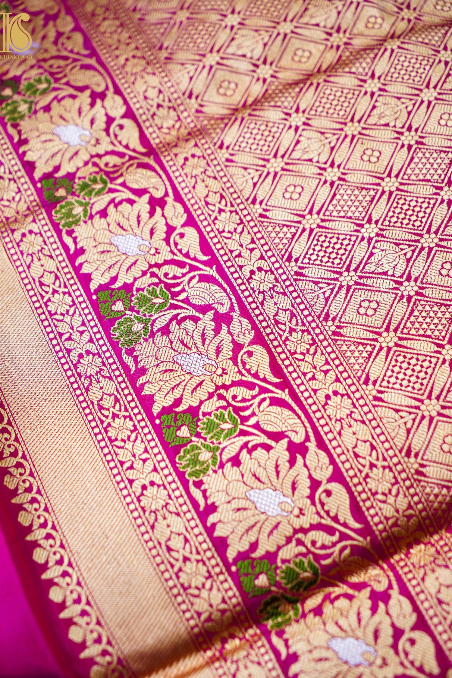 Handloom Banarasi Pure Katan Silk Kadwa Saree