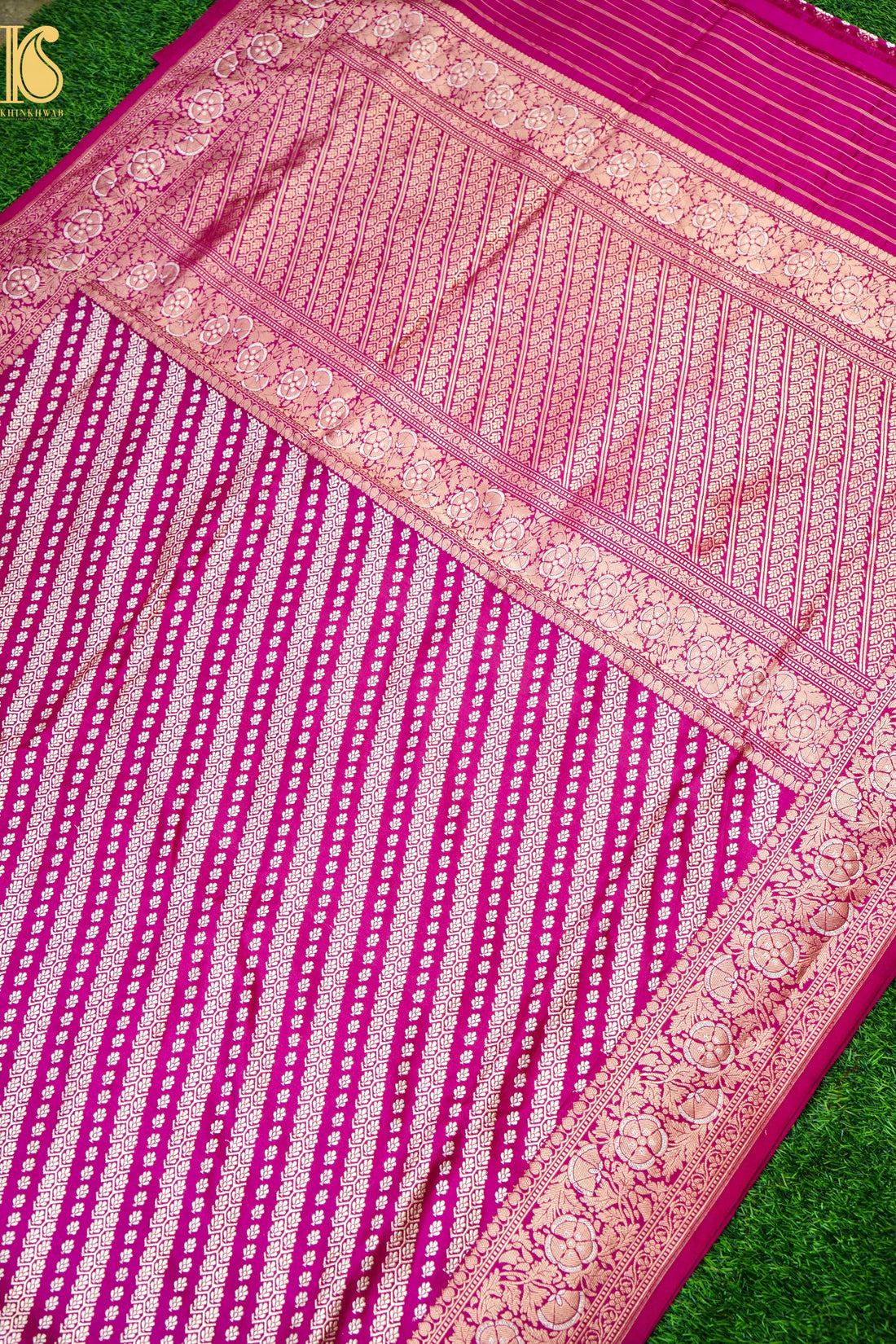 Banarasi Handloom Pure Katan Silk Kadwa Saree