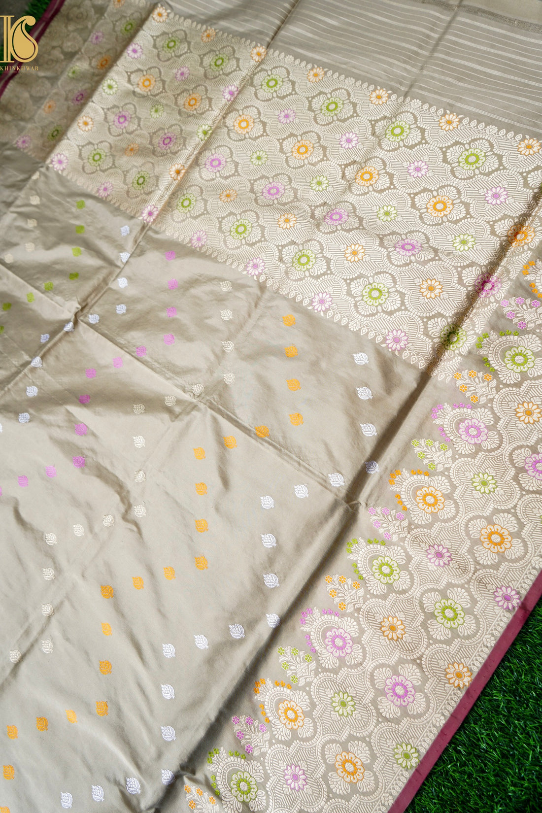 Handloom Banarasi Pure Katan Silk Kadwa Saree