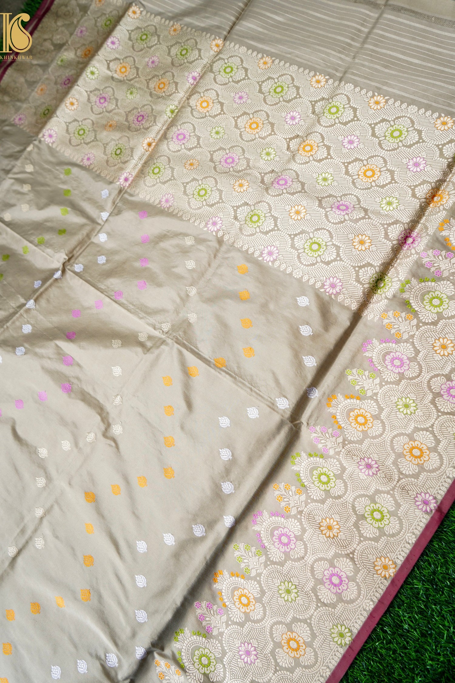 Handloom Banarasi Pure Katan Silk Kadwa Saree