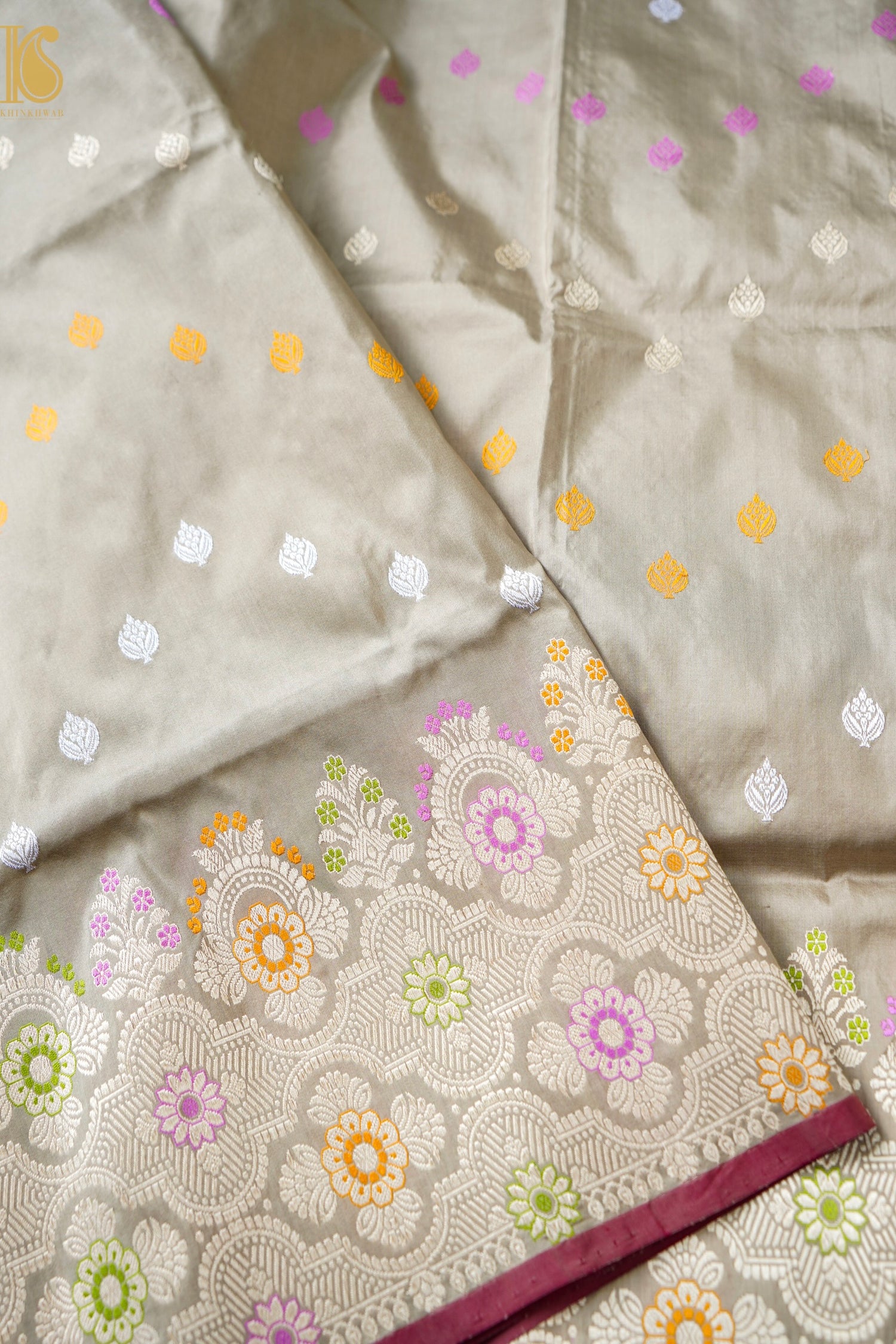Handloom Banarasi Pure Katan Silk Kadwa Saree