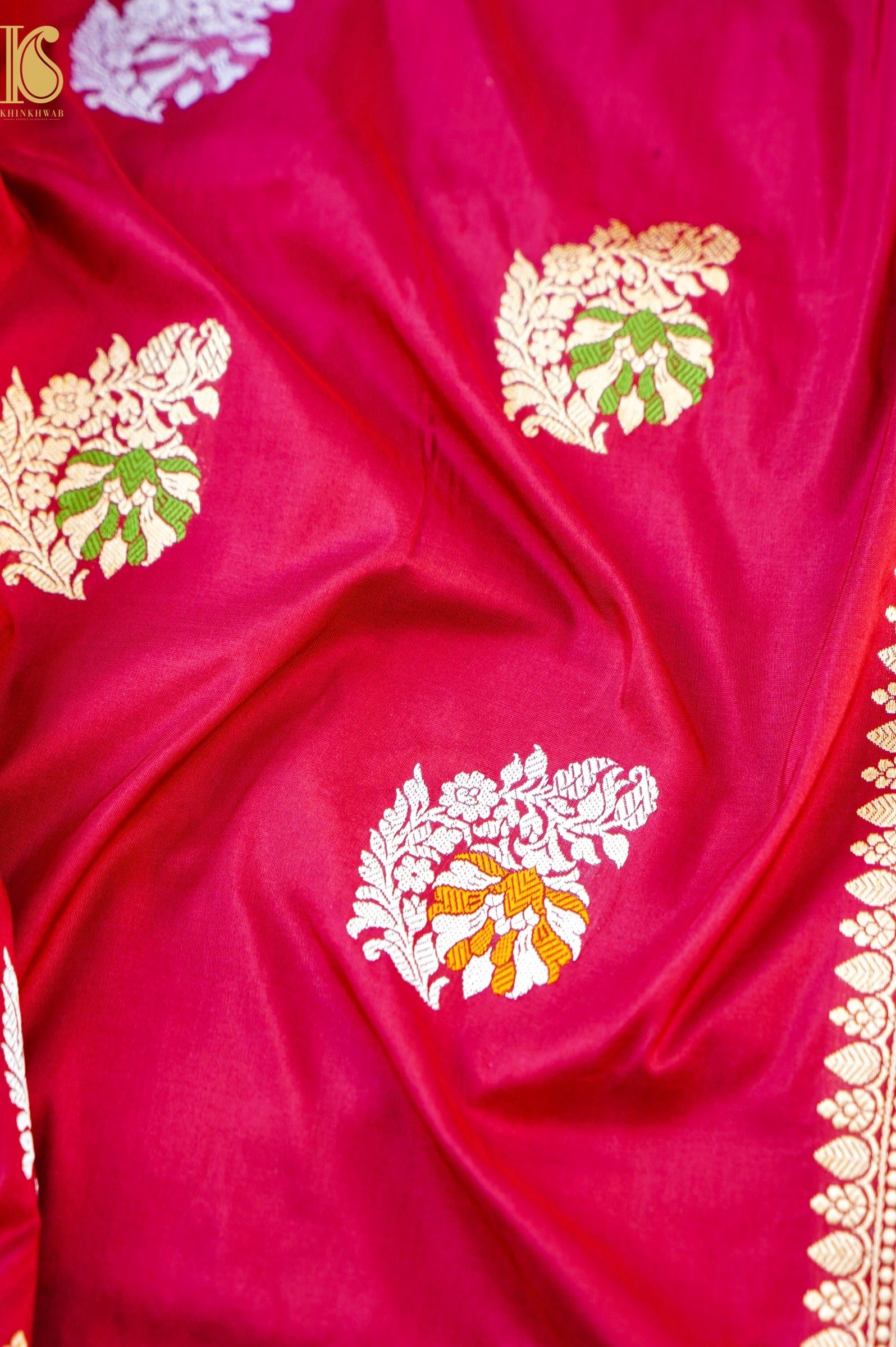 Handloom Banarasi Pure Katan Silk Kadwa Saree