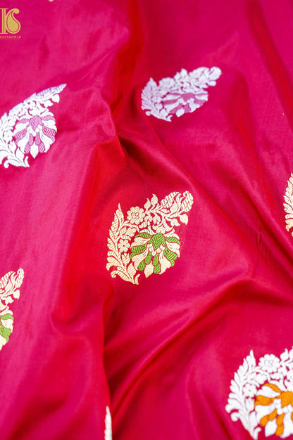 Handloom Banarasi Pure Katan Silk Kadwa Saree