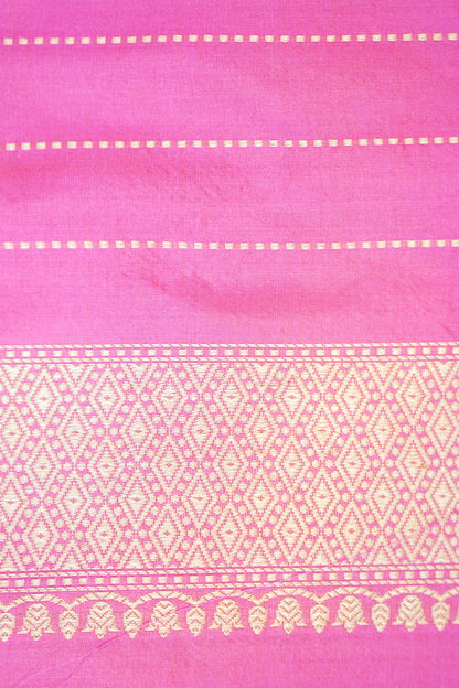 Handloom Banarasi Katan Silk Zari Tanchoi Saree