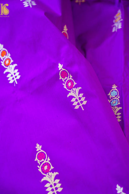 Handloom Banarasi Pure Katan Silk Kadwa Saree