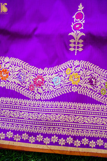 Handloom Banarasi Pure Katan Silk Kadwa Saree