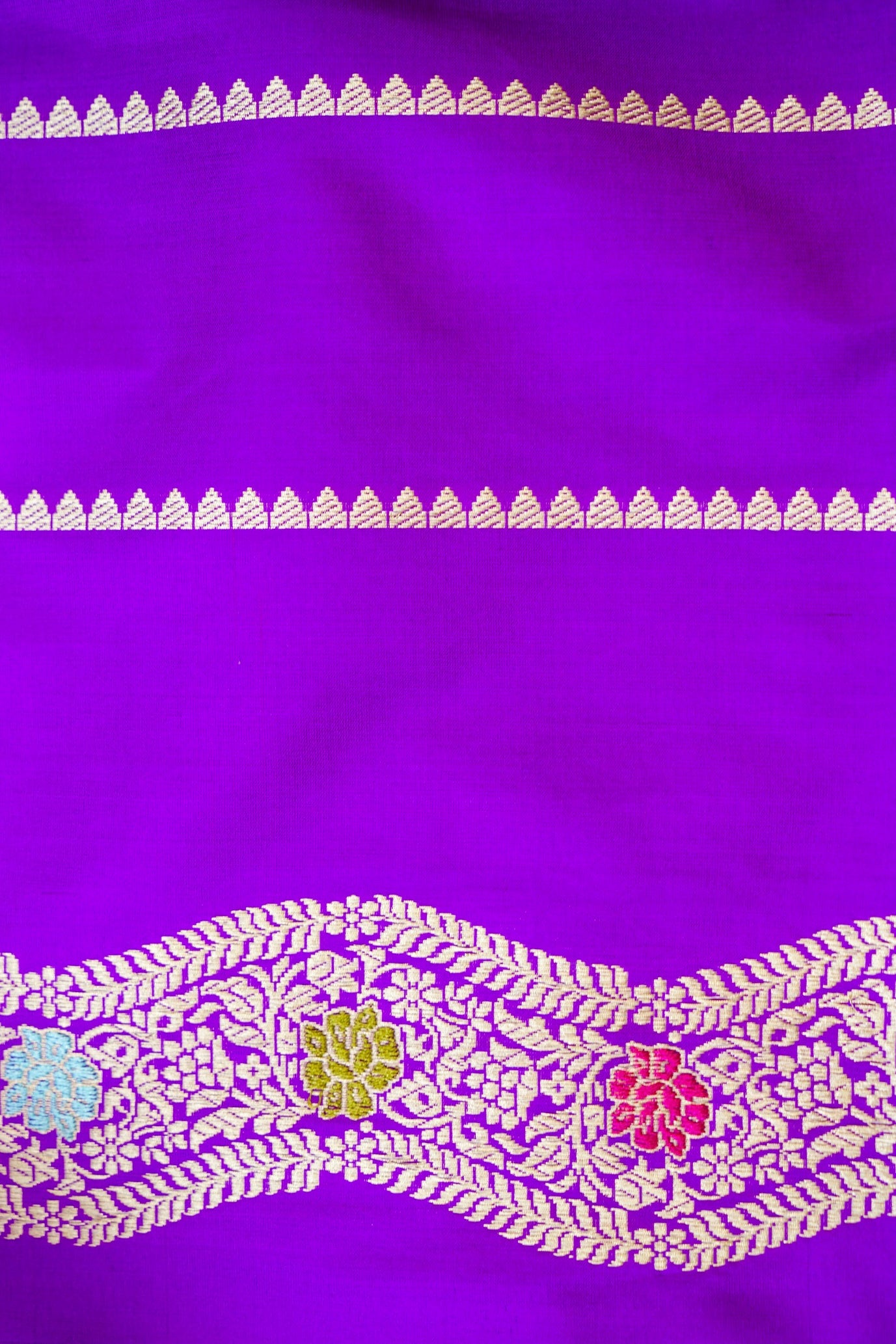 Handloom Banarasi Pure Katan Silk Kadwa Saree