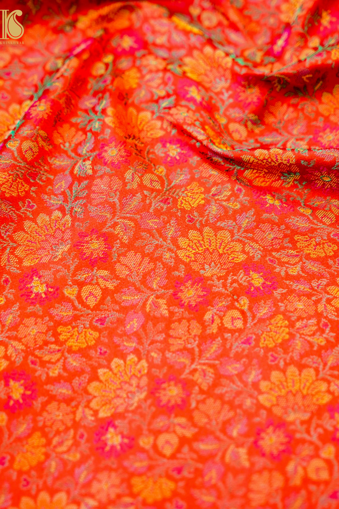 Handloom Banarasi Tanchoi Silk Parizaad Fabric
