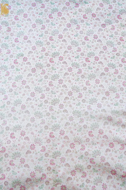 Handloom Banarasi Tanchoi Silk Parizaad Fabric