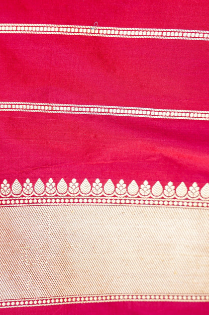 Handloom Banarasi Pure Katan Silk Kadwa Saree