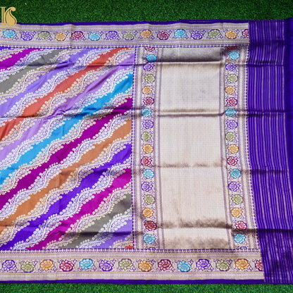 Handloom Banarasi Pure Katan Silk Rangkat Kadwa Saree