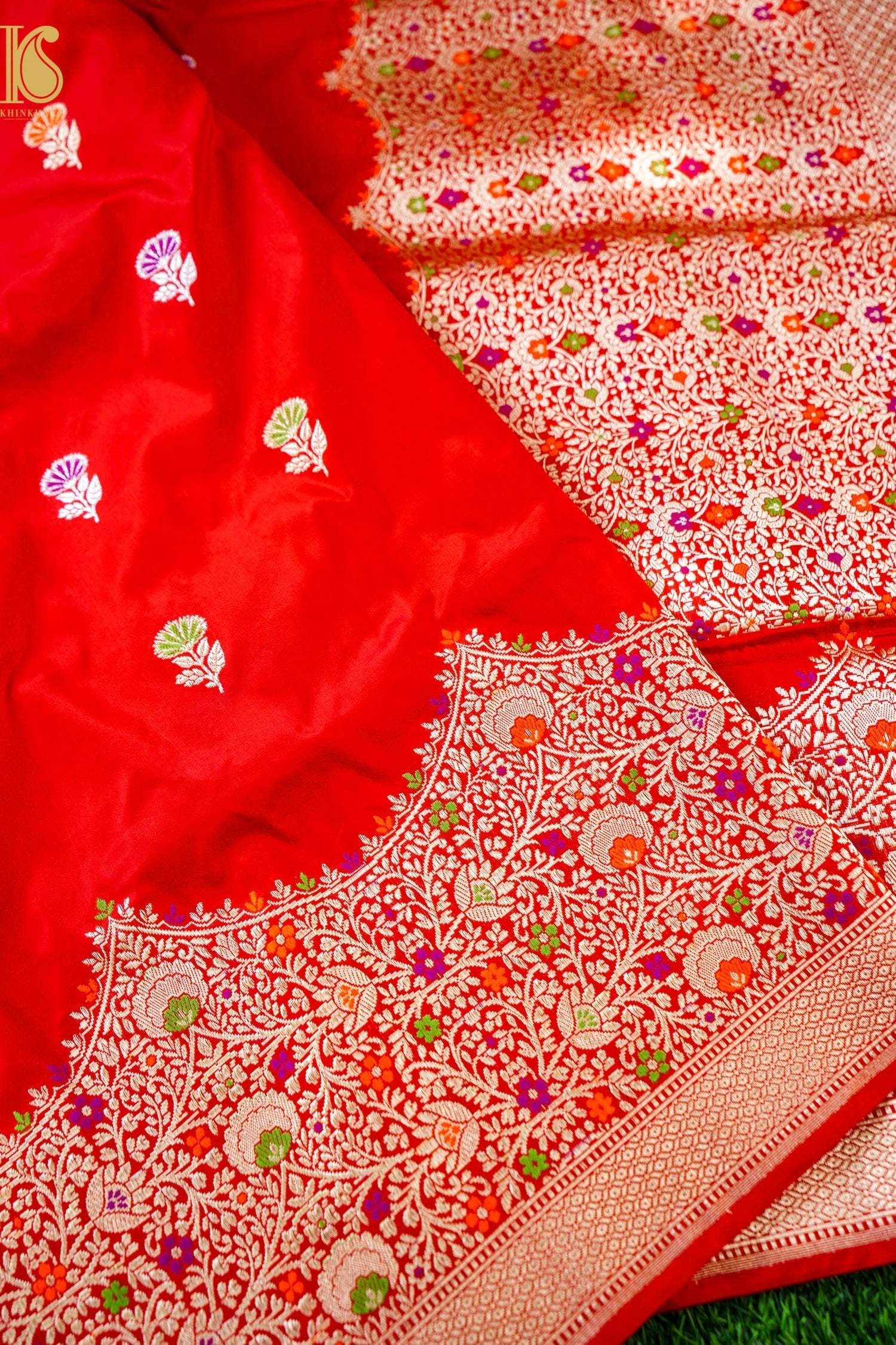 Handloom Banarasi Pure Katan Silk Kadwa Saree