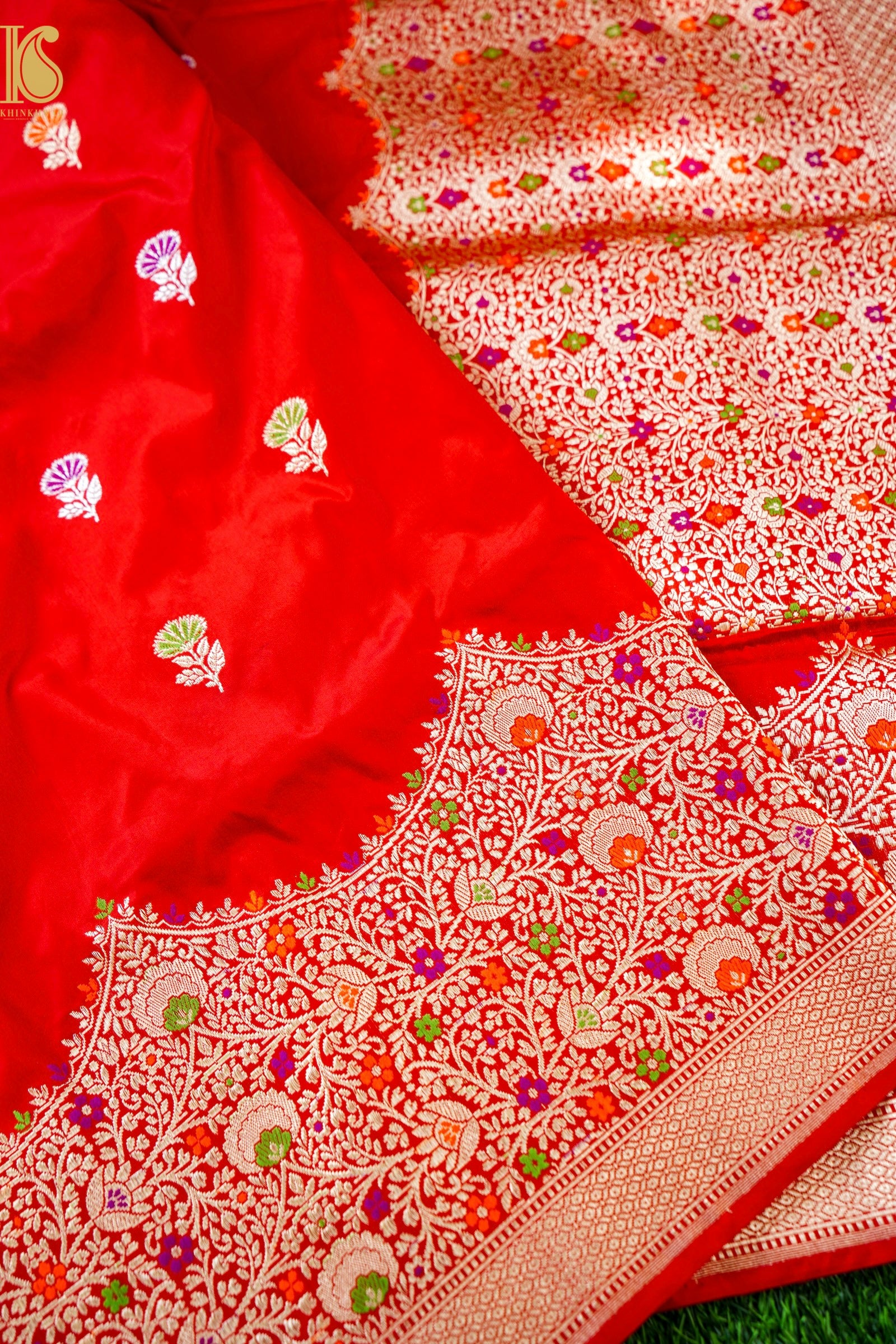 Handloom Banarasi Pure Katan Silk Kadwa Saree