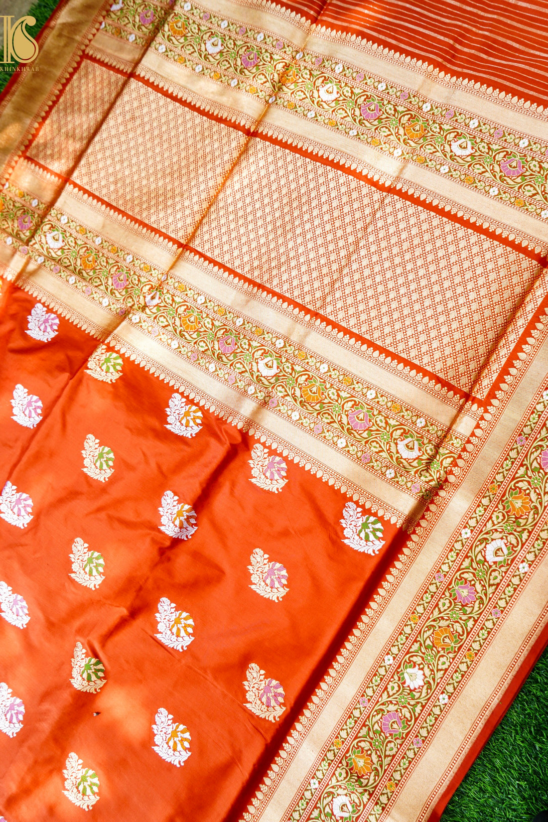 Handloom Banarasi Pure Katan Silk Kadwa Saree