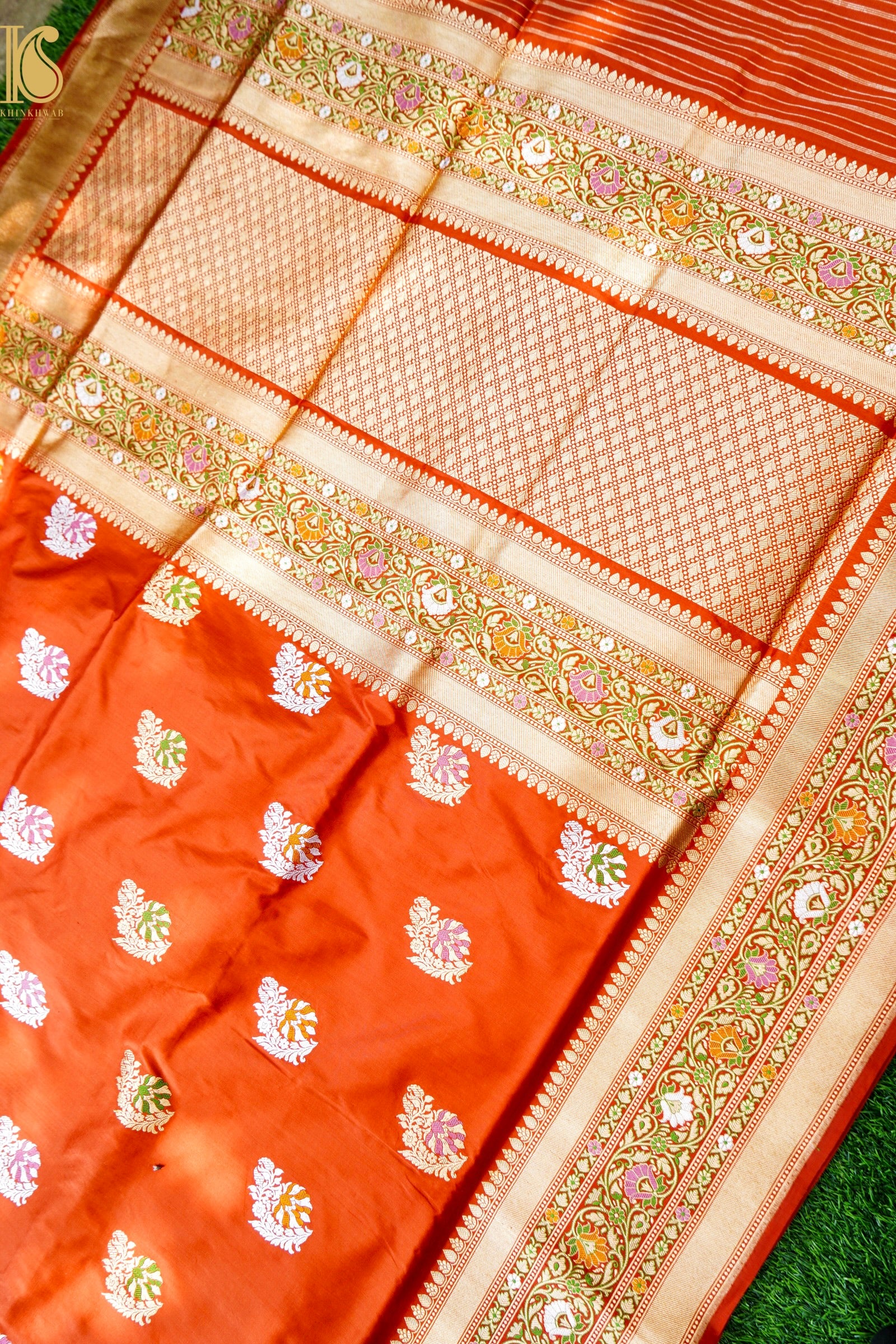 Handloom Banarasi Pure Katan Silk Kadwa Saree