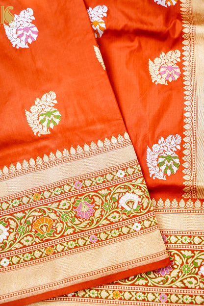 Handloom Banarasi Pure Katan Silk Kadwa Saree