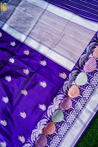 Handloom Banarasi Pure Katan Silk Kadwa Saree