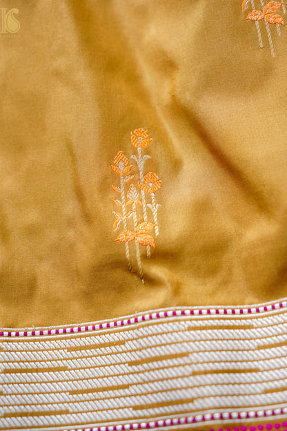 Handloom Banarasi Pure Katan Silk Kadwa Saree