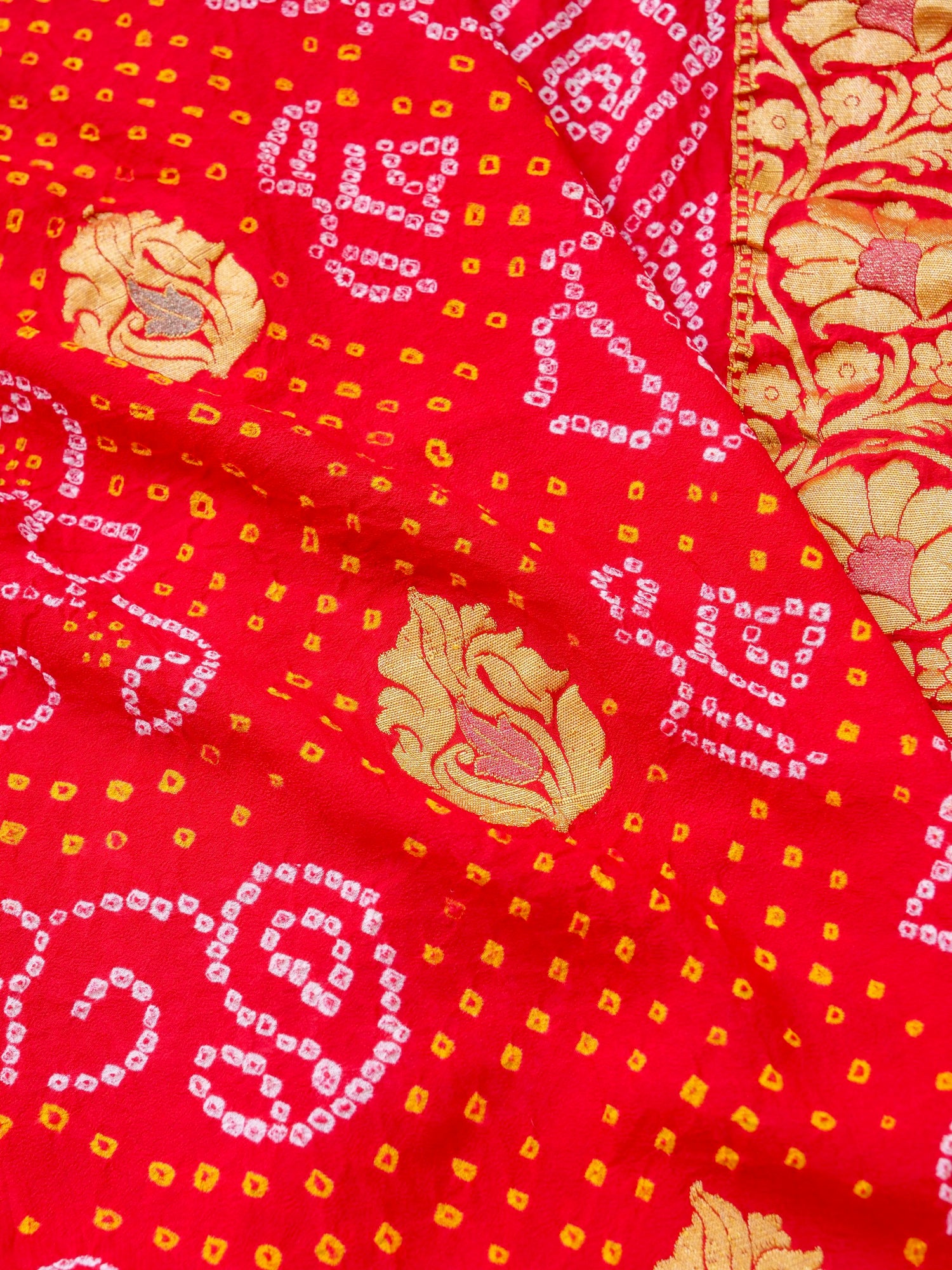 Banarasi Georgette Bandhani Saree - Khinkhwab