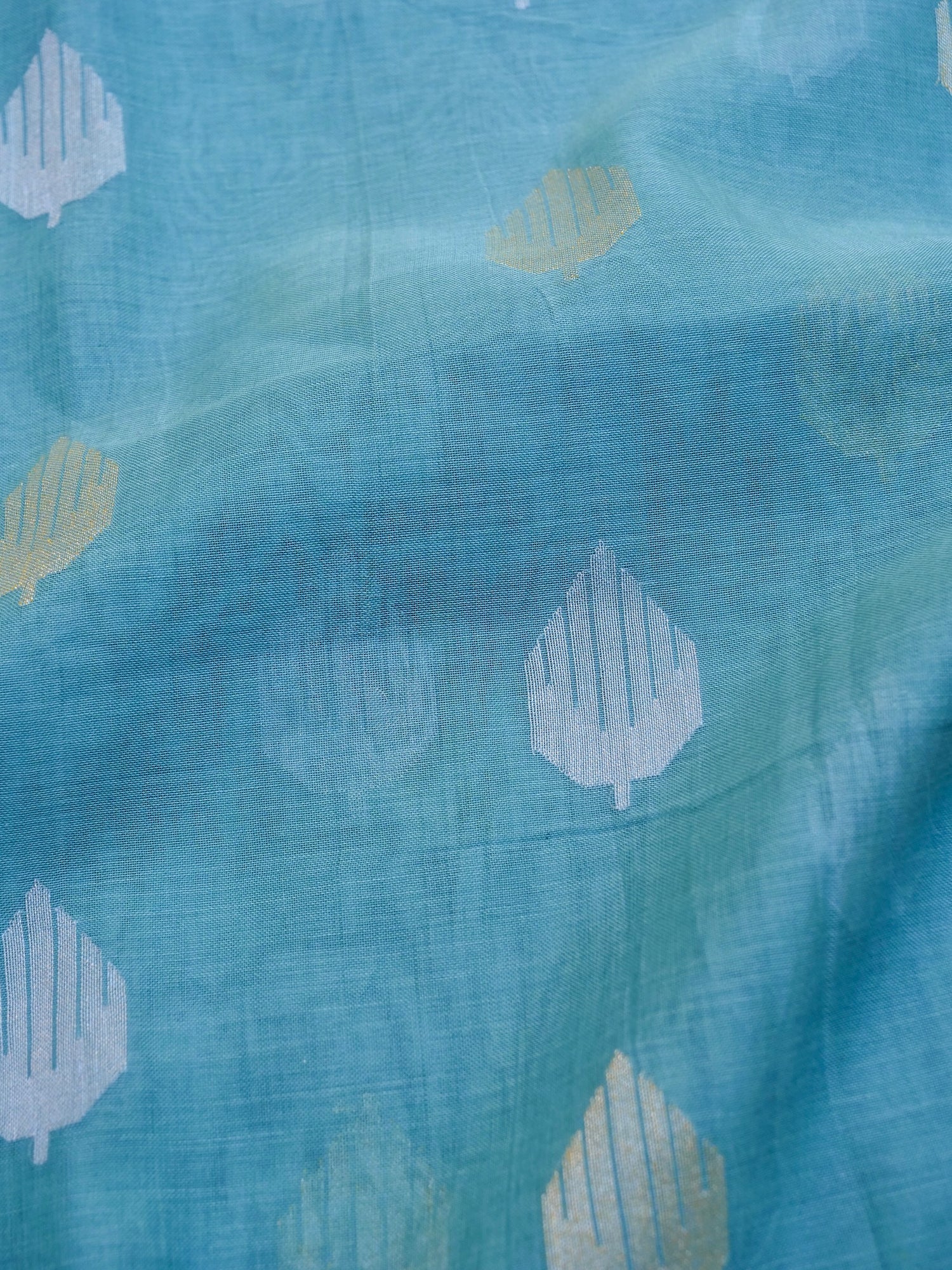 Banarasi Cotton Handloom Kadwa Ektara Saree - Khinkhwab