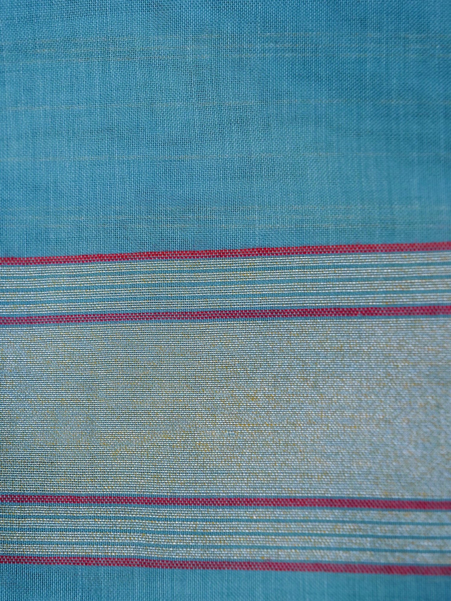 Banarasi Cotton Handloom Kadwa Ektara Saree - Khinkhwab