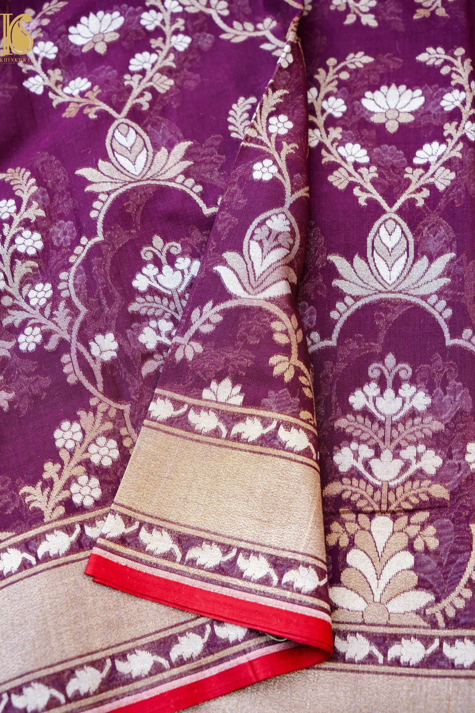 Banarasi Cotton Handloom Jamdani Ektara Saree