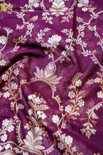 Banarasi Cotton Handloom Jamdani Ektara Saree