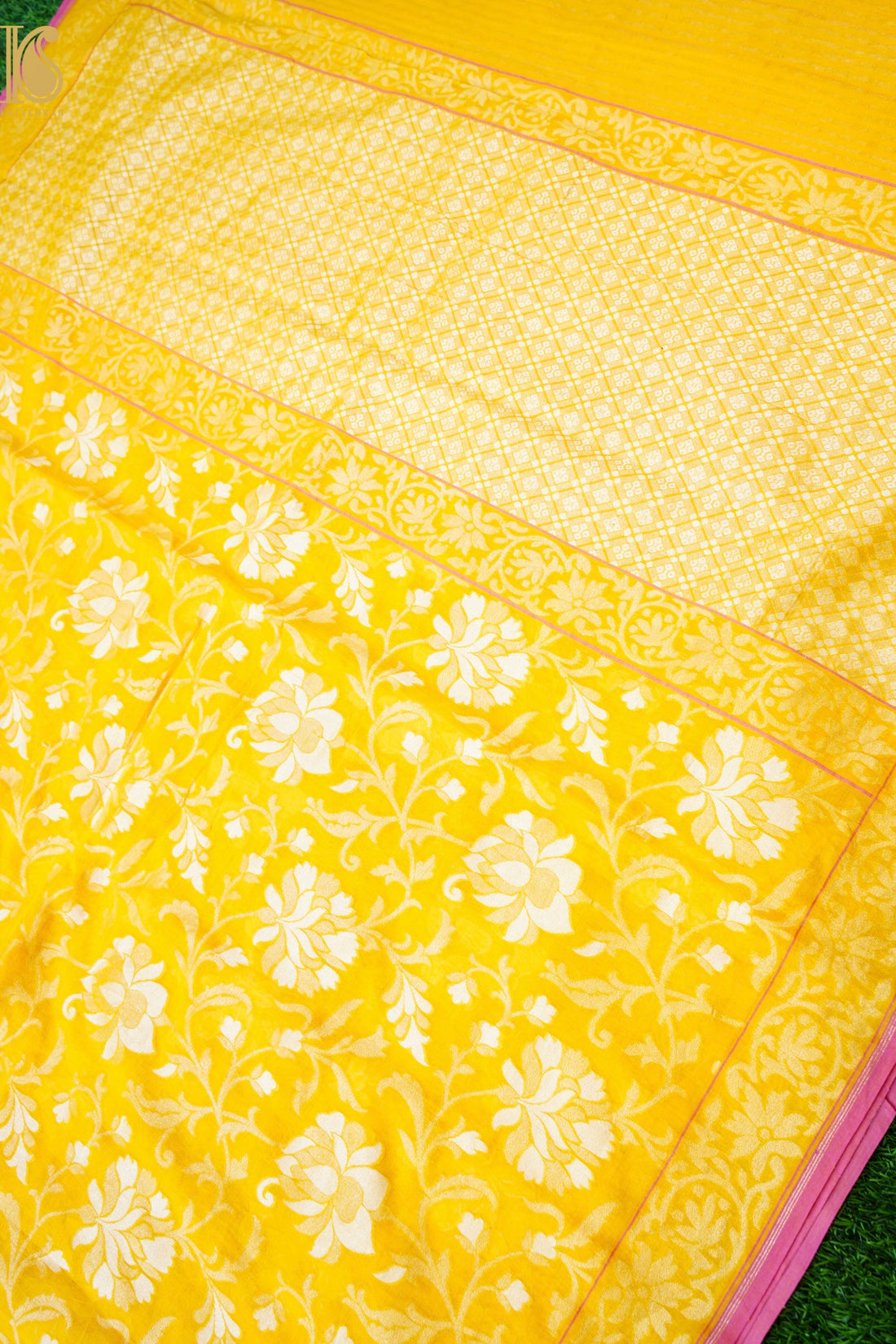 Banarasi Cotton Handloom Jamdani Ektara Saree