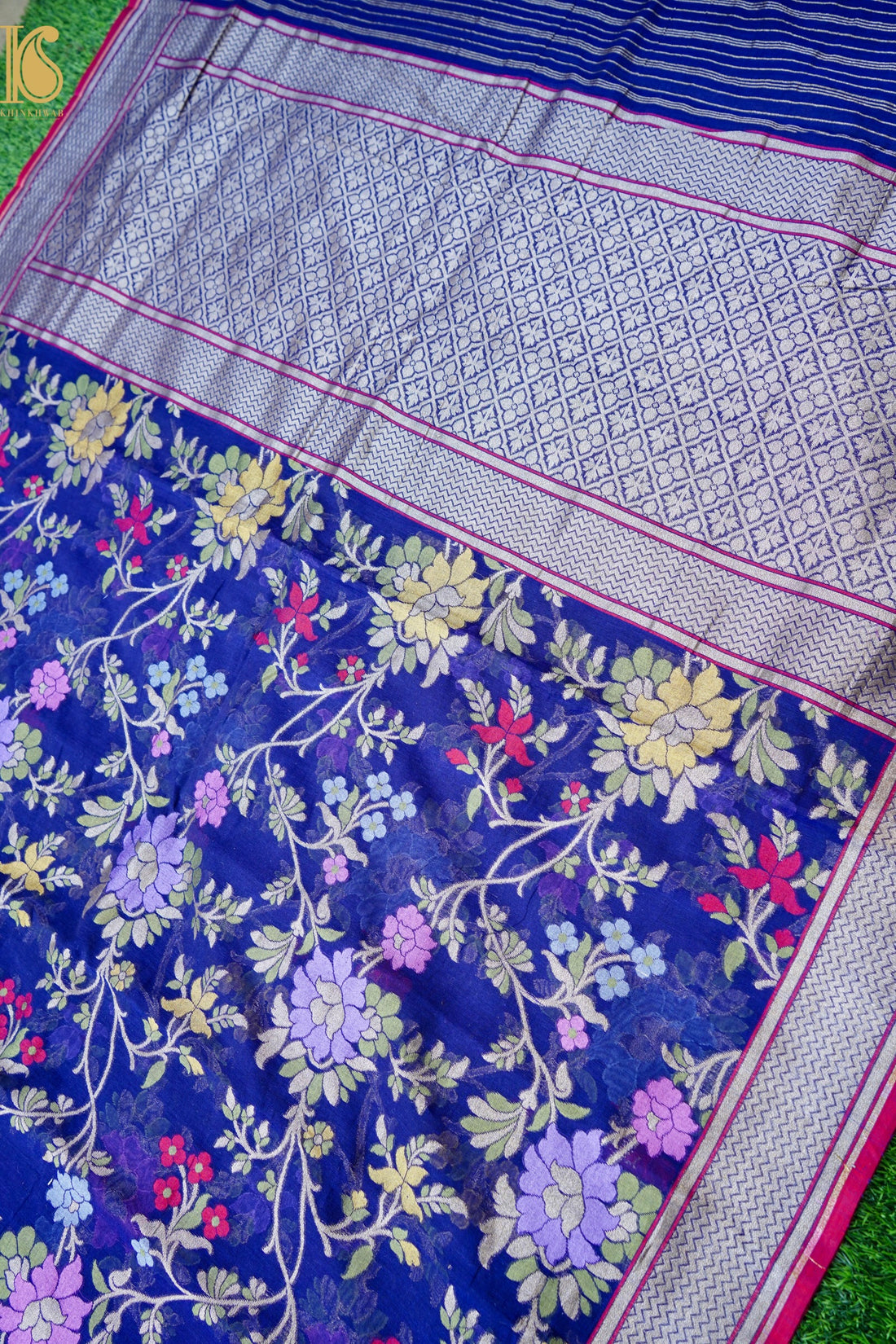 Banarasi Cotton Handloom Jamdani Ektara Saree