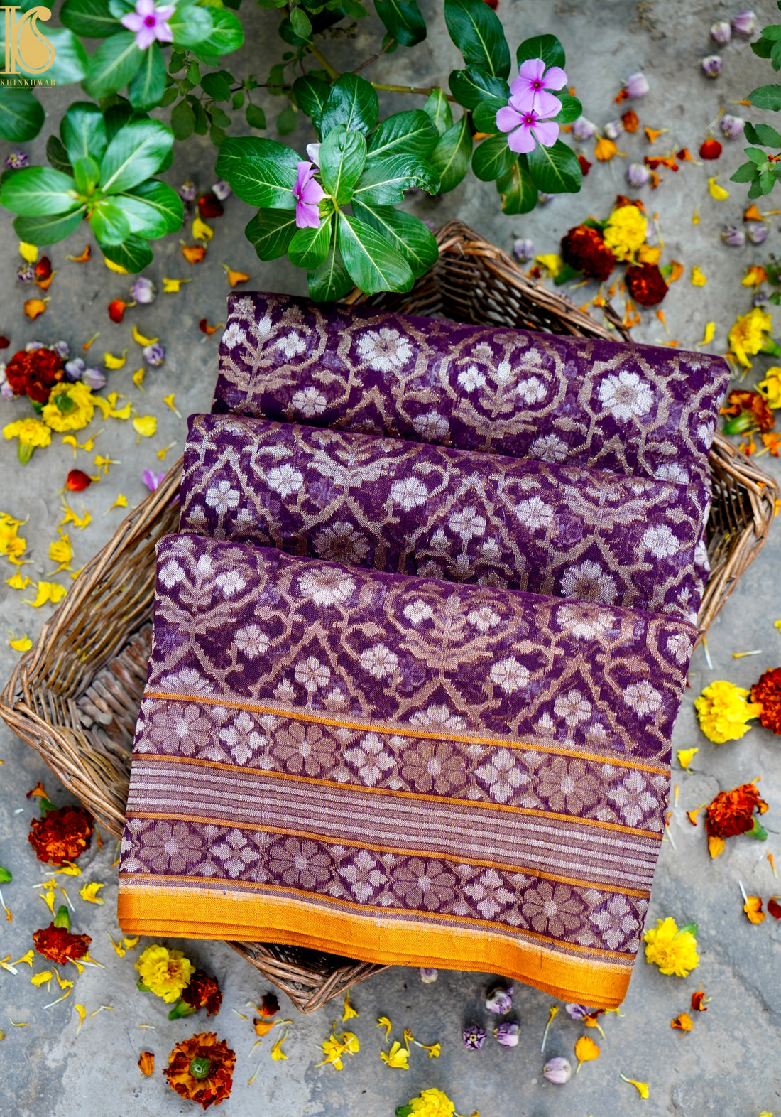 Banarasi Cotton Handloom Jamdani Ektara Saree