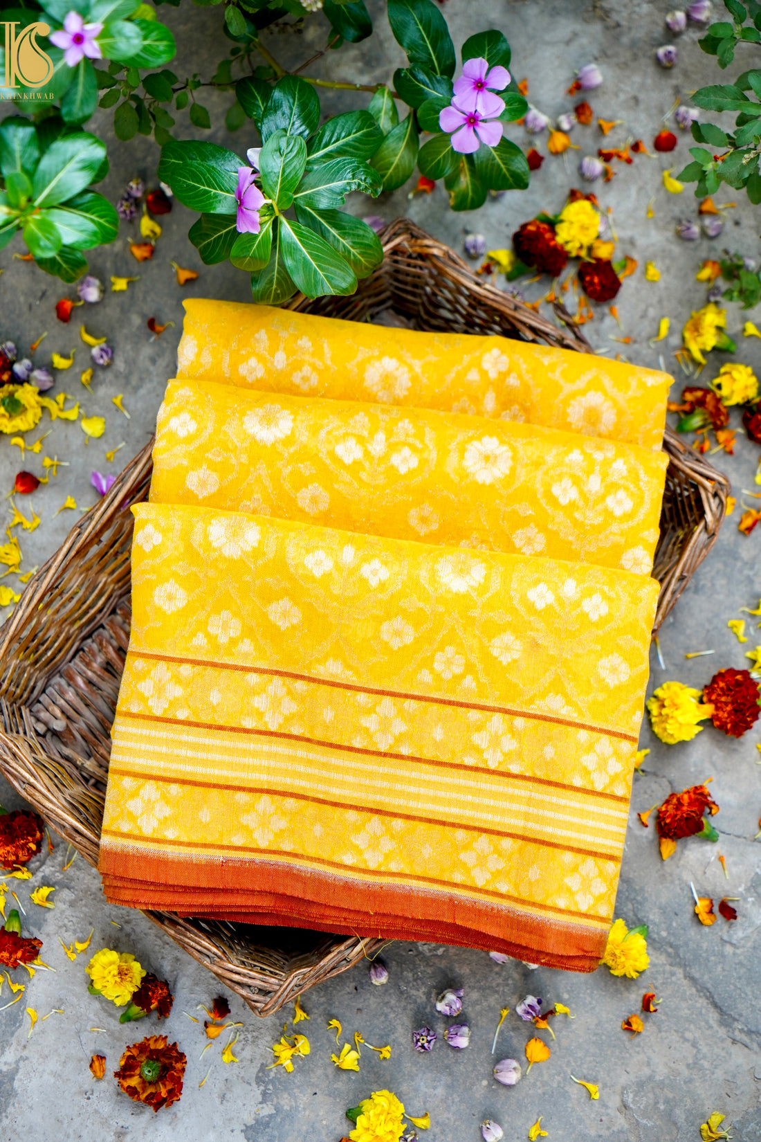 Banarasi Cotton Handloom Jamdani Ektara Saree