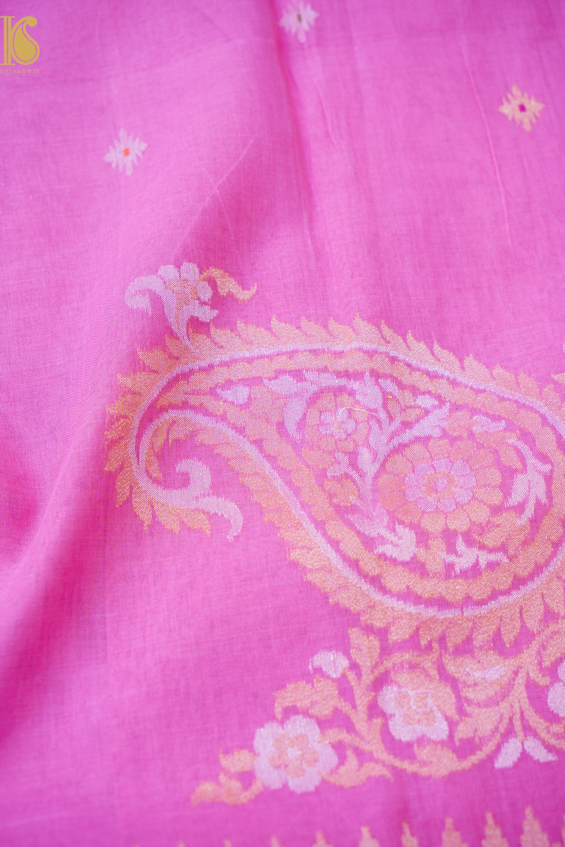 Banarasi Cotton Handloom Kadwa Ektara Konya Saree