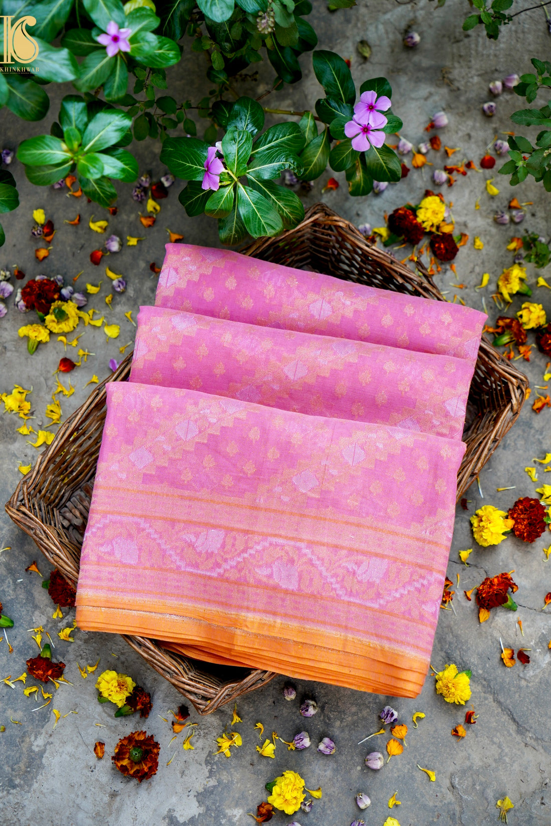 Banarasi Cotton Handloom Jamdani Ektara Saree