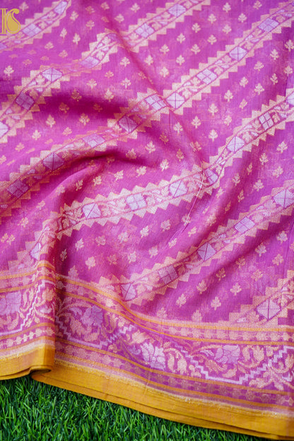 Banarasi Cotton Handloom Jamdani Ektara Saree