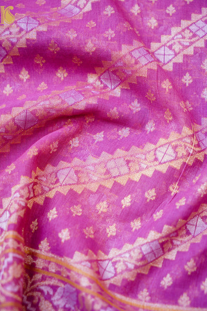 Banarasi Cotton Handloom Jamdani Ektara Saree