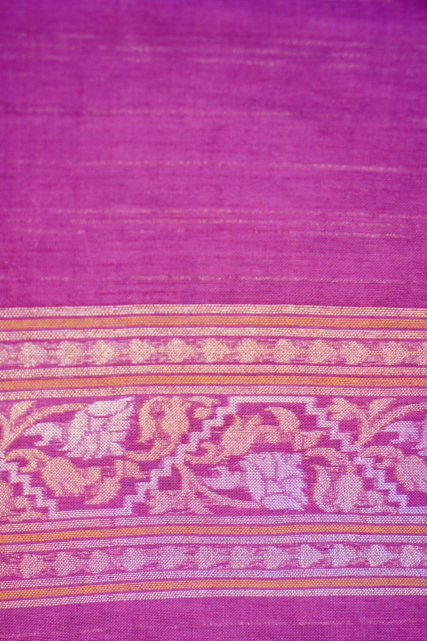 Banarasi Cotton Handloom Jamdani Ektara Saree