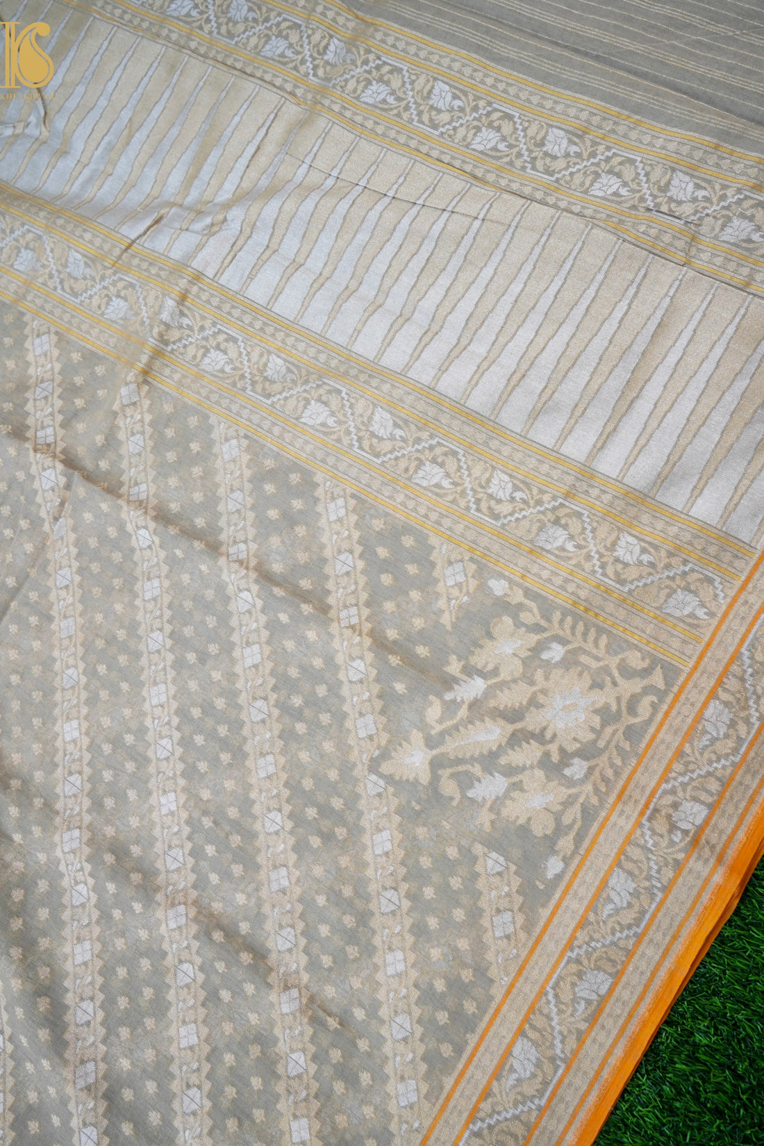 Banarasi Cotton Handloom Jamdani Ektara Saree